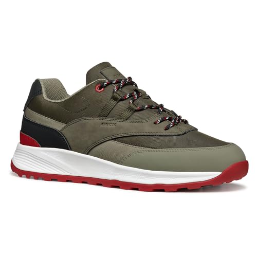 Geox U TERRESTRE A, Zapatillas Hombre, Military/Sage, 43 EU
