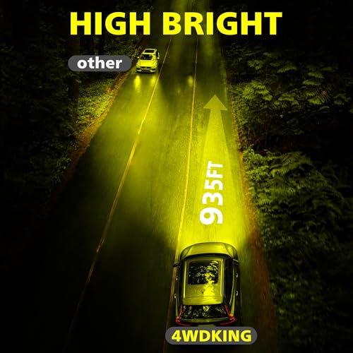 4WDKING Amber LED Light Bar 42 inch Off Road LED Spot Flood Combo Work Light High Bright Truck Driving Fog Lamp IP69K Waterproof for Truck Cars ATV UTV Boat by 4WDKING - Image 5