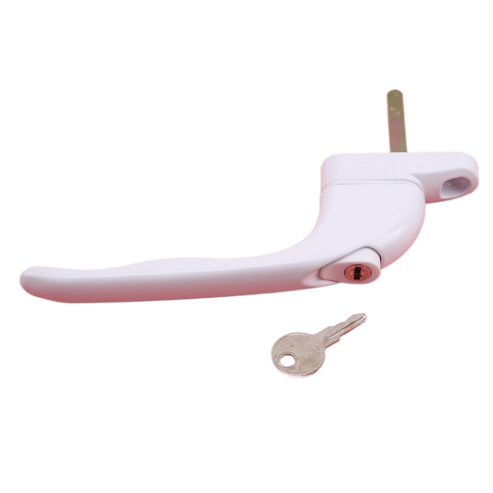Manillas para Ventanas de aleación de Aluminio Blanco con cerraduras de Llave Universal para Seguridad en Ventanas de Doble acristalamiento.