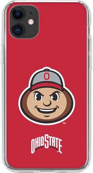 Skinit Clear Phone Case Compatible with iPhone 11 - Officially Licensed Ohio State University The Ohio State Buckeyes Design