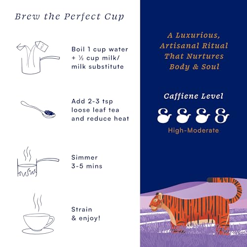 Image of Herbs & Kettles Refill - Vanilla Lavender 7 oz (200 g) | Single-Origin Assam Black Tea with Real Vanilla Bean & Lavender Flowers | Spiced Vanilla Chai | Hot or Iced Tea