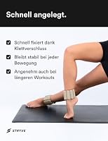 STRYVE Gewichtsmanschetten 2kg (2x1kg) - Ankle Weights 2er Set aus Silikon - Verstellbare Gewichte für Beine und Arme - Knöchelgewichte, Handgelenkgewichte für Männer und Frauen - Geruchslos & sicher – Ansicht 5