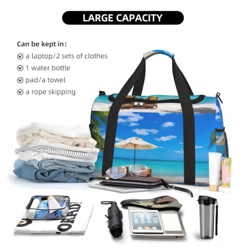 Bolsa de viaje impermeable que resuelve la falta de espacio en la playa y el gimnasio 6