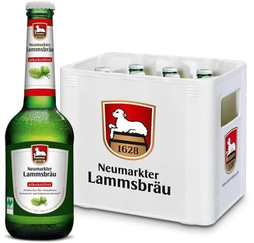 Neumarkter Lammsbräu Alkoholfrei Schankbier MEHRWEG (10 x 330 ml)