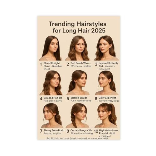 10 Trending Long Hairstyles for Women 2025 – Elegant &