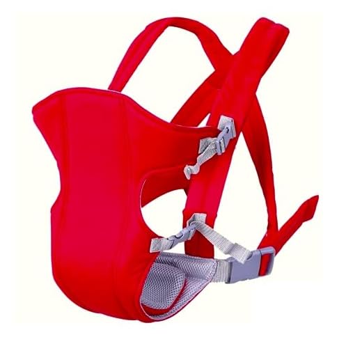 Canguru Bebê Passeio Conforto Ergonômico 3 Posições (VERMELHO)