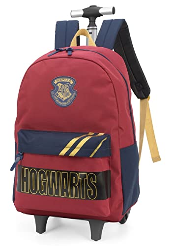 Mochila de Rodinha Escolar Harry Potter by Luxcel Ref.51641 (Vermelho)