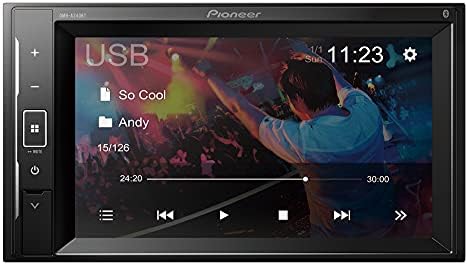 Pioneer DMH-A240BT Mechafree 6.2 touchscreen multimedia player with Smartphone Mirroring, Bluetooth, 13-band GEQ, advanced audio features and premium audio quality.