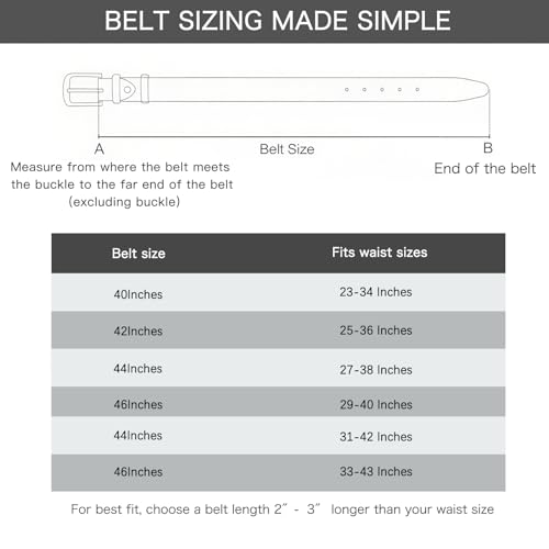Image of Aurolran Men&Womens Leather Dress Belt Business Automatic Buckle Belt Color-Black Silver Gold