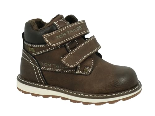 TOM TAILOR Jungen 4270701 Halblange Stiefel, Kaffee, 31 EU