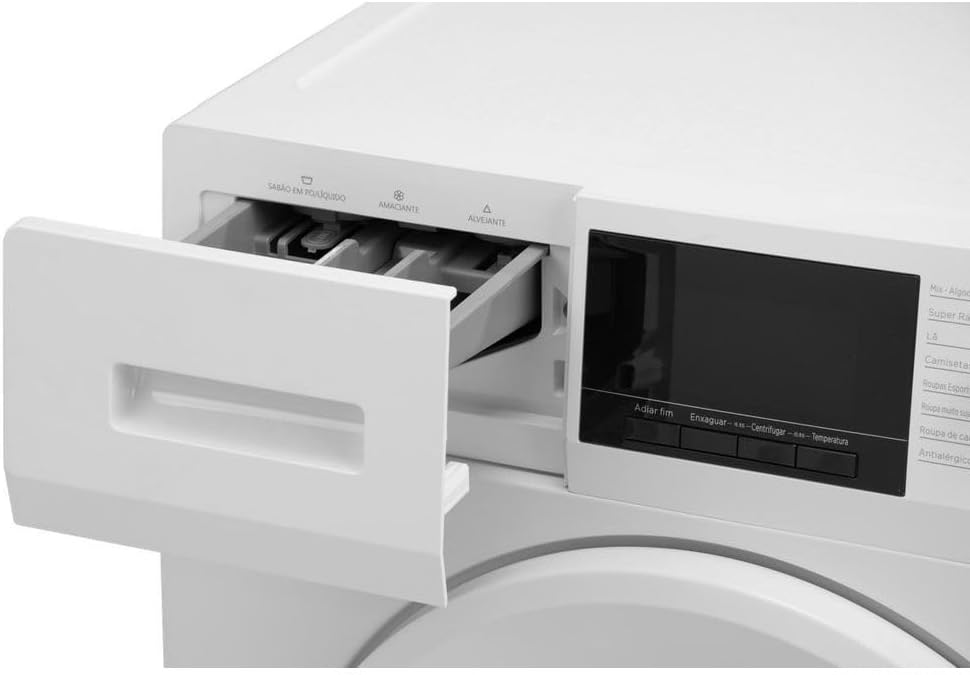 Close-up of the Philco PLR12A detergent dispenser