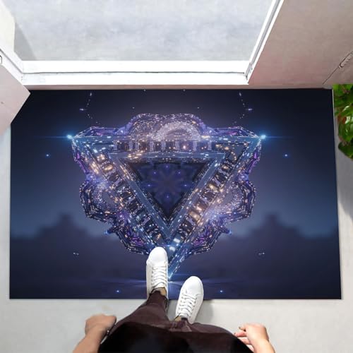 Paillasson attrape poussière 60x90 cm lavable machine