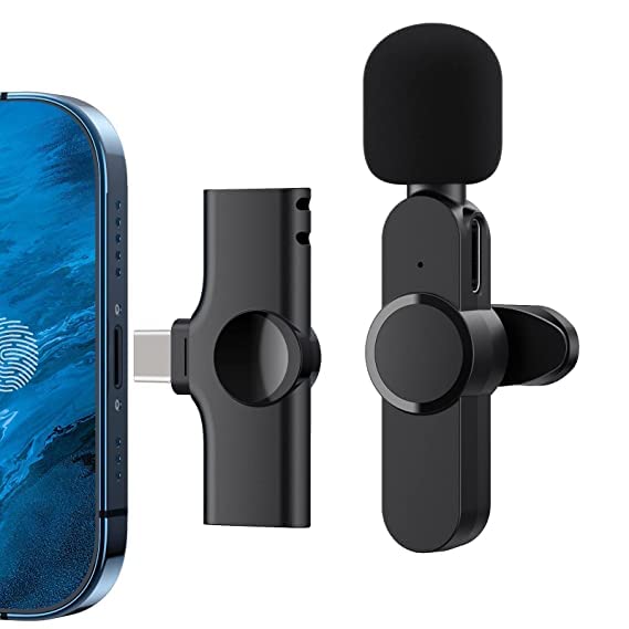 Professional Lavalier Microphone Universal Plug Play Wireless Collar Clip Microphone Handheld Recording Microphone-image-27