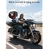 Driver Rider Backrest, Adjustable Rider Backrest, Black Driver Backrest Fit for Harley Davidson Touring Street Glide Electra Glide Road Glide Road King 1997-2024