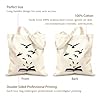 AILOONG Canvas Tote Bag Open Book Flock Of Birds Learning Library 12 oz thick fabric Replaces school bag 35x40cm Large #3
