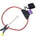 WEKON 5pcs Portafusibles para Coche, Fusible Plano para Coche, Portafusibles Impermeable, Soporte...