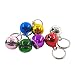 Daycount Pack of 7 Metal Jingle Bells Loose Beads Festival Party Decoration, Pet Cat Puppy Dog Bells for Collar, DIY Crafts Accessories (Random Color)
