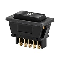 Universal Kfz-Wipp-Taster für elektrische Fensterheber 12V/20A, 5-polig, ASW-02D
