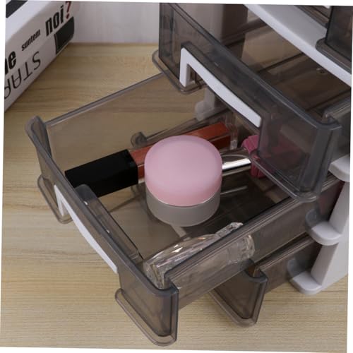 Armoire de rangement plastique 4 tiroirs pour bureau compact