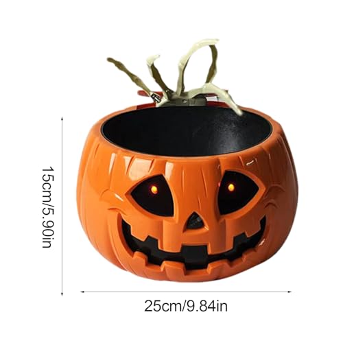 Récipient à snacks Halloween et bol bonbons main squelette maison - 7
