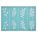 YeulionCraft Self-Adhesive Silk Screen Printing Stencil Mesh Transfers Plant Pattern Series for Decoration DIY T-Shirt Pillow Fabric Painting, Leaf