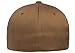 Flexfit Men's Wooly Combed Twill Fitted Baseball Cap, Coyote Brown, Large-X-Large