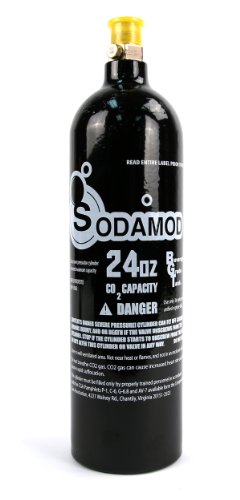 24oz. Beverage-Grade Tank For Use With SodaMod SodaStream Soda-Club CO2 Adapter (Bottle Only)