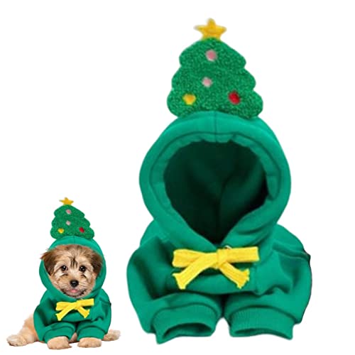 3 peças de pano de Natal para animais de estimação - roupas de Natal para clima frio para animais de