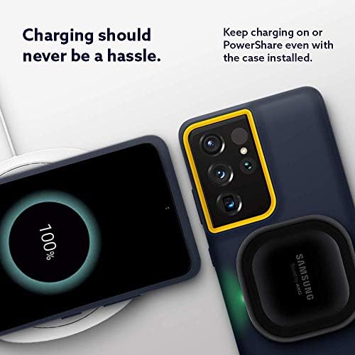 Caseology Nano Pop Case Compatible with Samsung Galaxy S21 Ultra - Blueberry Navy