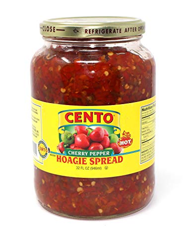 Cento Diced Hot Cherry Pepper Hoagie Spread