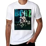 retro mens clothing online Ideal for sports and leisure Khamzat Chimaev T-Shirt Black t Shirts Vintage t Shirt Men Clothing White XXL