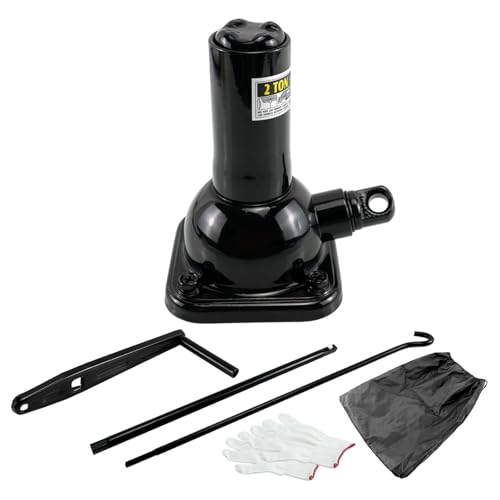 Image of RYANSTAR RACING 2 Ton Heavy Duty Spiral Jack & Stand Combo for Trucks /SUVs - 4000 lb Capacity, 7.08 inch-15.35 inch Lift, Compatible with F150, Silverado, Ram, Toyota 4x4