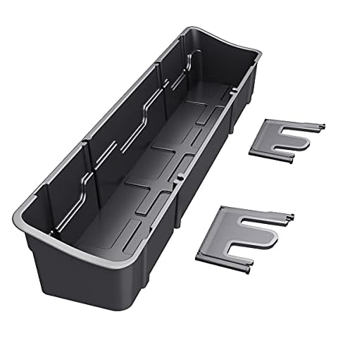 Lyoncover Elaborate Manufacturing Underseat Storage Box For 2015-2024 Ford150,2017-2023 Ford250/350/450/550丨Crew Cab 丨Ultimate space enjoyment丨Rear Extra Cargo Store Cover