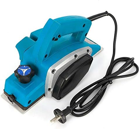 800W Electric Power Wood Planer Sander Hand Held Woodworking Tool 82mm 11000RPM