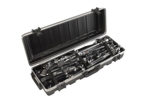 Image of SKB Compact Stand Case 36-1 /2 x 11-7 /8 x 8-1 /4 with Wheels & Straps, TSA Latches, Over molded Handle