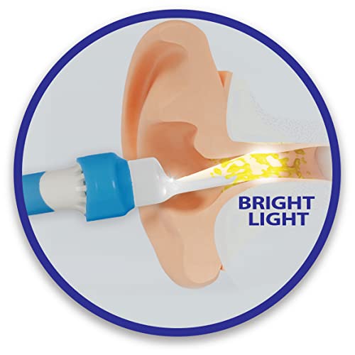 Wax Extract Ear Wax Remover w/ 2 Flexible Tips, LED Light, & Cleaning Brush | Safe, Effective Ear Wax Vibration & Vacuum to Gently Remove Wax Buildup | Premium Ear Suction Vacuum for Adults & Kids