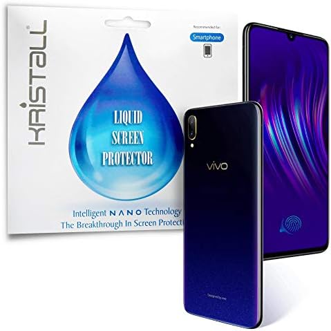 Vivo V11 Screen Protector - Kristall Nano Liquid Screen Protector for Vivo V11i and Vivo V11 Pro Android Smartphone (Bubble-Free Screen Protector, Curved Edge to Edge Full Coverage Coating, 9H Pencil