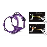 Truelove Soft Front Dog Harness .Reflective No Pull Harness with Handle and 2 Leash Attachments - Image 3