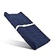 Babebay Changing Pad Cover, Ultra Soft Minky Dots Plush Changing Table Covers for Baby Boys and Girls, Breathable, 2 Pack(Light Grey & Navy Blue)