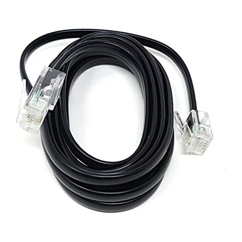 MainCore 2m Black RJ11 to RJ45 Cable Cover