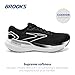 Brooks Men's Glycerin GTS 21 Supportive Running Shoe - Black/Grey/White - 9.5 Medium