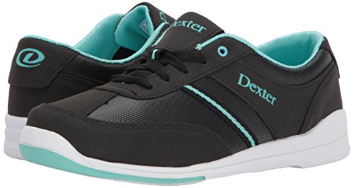 Dexter Dani Bowling Shoes, Black/Turquoise, 8.5 #TOP5