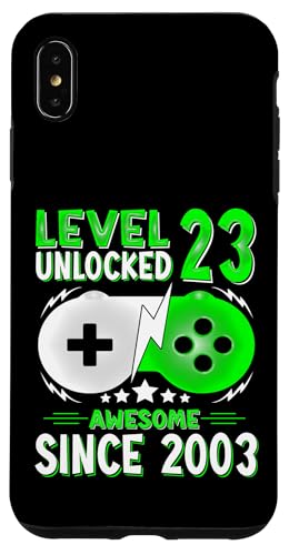 Level 23 Unlocked Birthday 23 Years Old Gifts 23rd Birthday �X�}�z�P�[�X iPhone XS Max �p