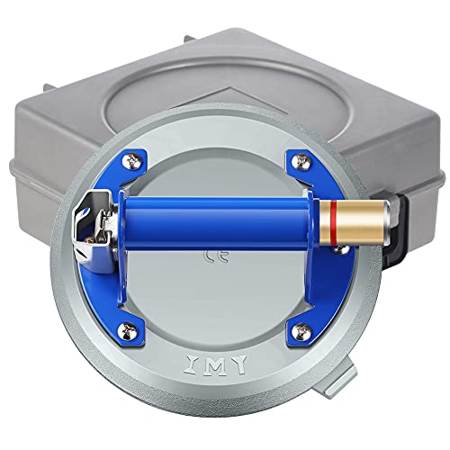 IMT Elevador de vacío de alto rendimiento de 10" para superficie rugosa, elevador de vidrio de alto rendimiento sin marcas, potente elevador de vacío industrial con mango