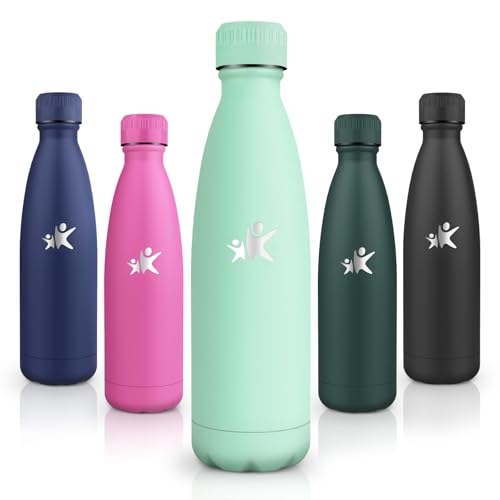 Motswedi Borraccia Termica, 500 Ml Senza Bpa, Borraccia Termica Bambini, 18/8 Acciaio Inox, Bottiglia Termica, A Prova Di Perdita, Borraccia Bambini P