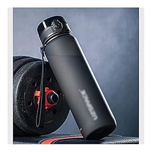 Waterfles Sportfles Draagbare Waterfles Plastic Waterflessen met Handriem Voor Camping Wandelen Travel Sports Outdoors Fles (Capaciteit: 1000ml, Kleur: Blauw)