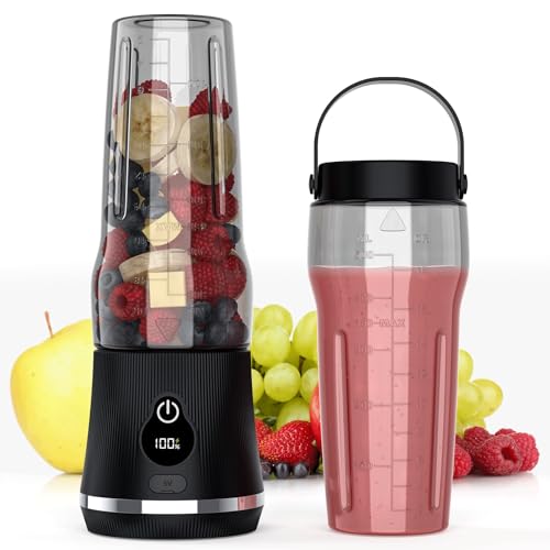 Portable Blender with LED Display, USB-C