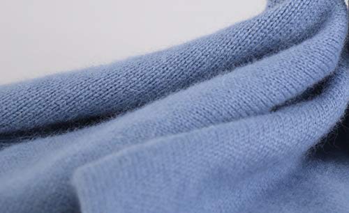 100% Cashmere Yarn, Mongolian Pure Cashmere Yarn 100 G - Luxuriously Soft Cashmere Yarn For Knitting Crocheting Craft Projects (60 Haze Blue) #TOP1