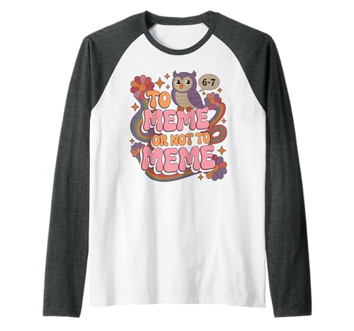 Rizzler Meme Not 67 Literatura ELA Profesor Inglés Humor Seis Camiseta Manga Raglan