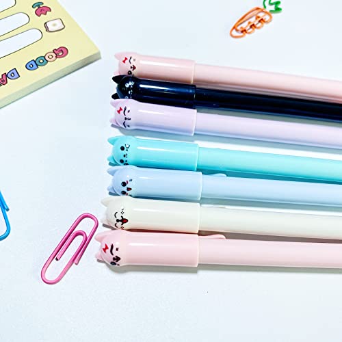 Bolígrafos Cute Cat 0.5 mm Gel Tinta Negra 8 piezas miniatura 5